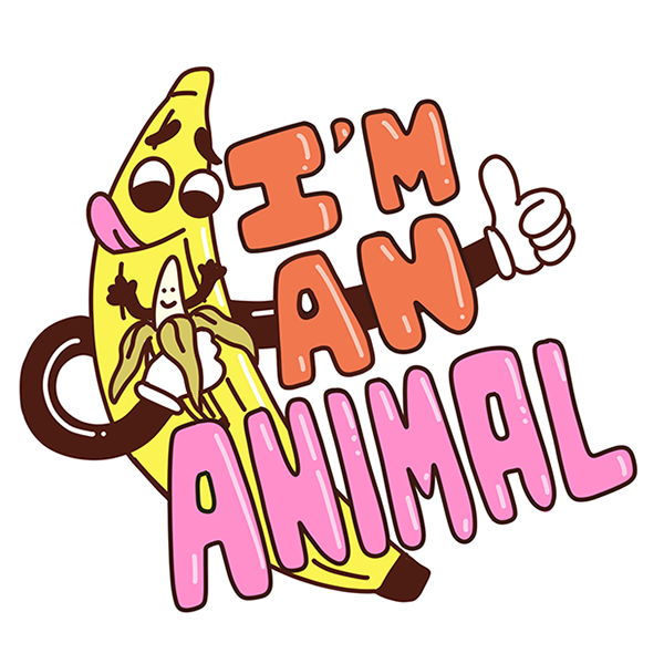 I'm an Animal sticker
