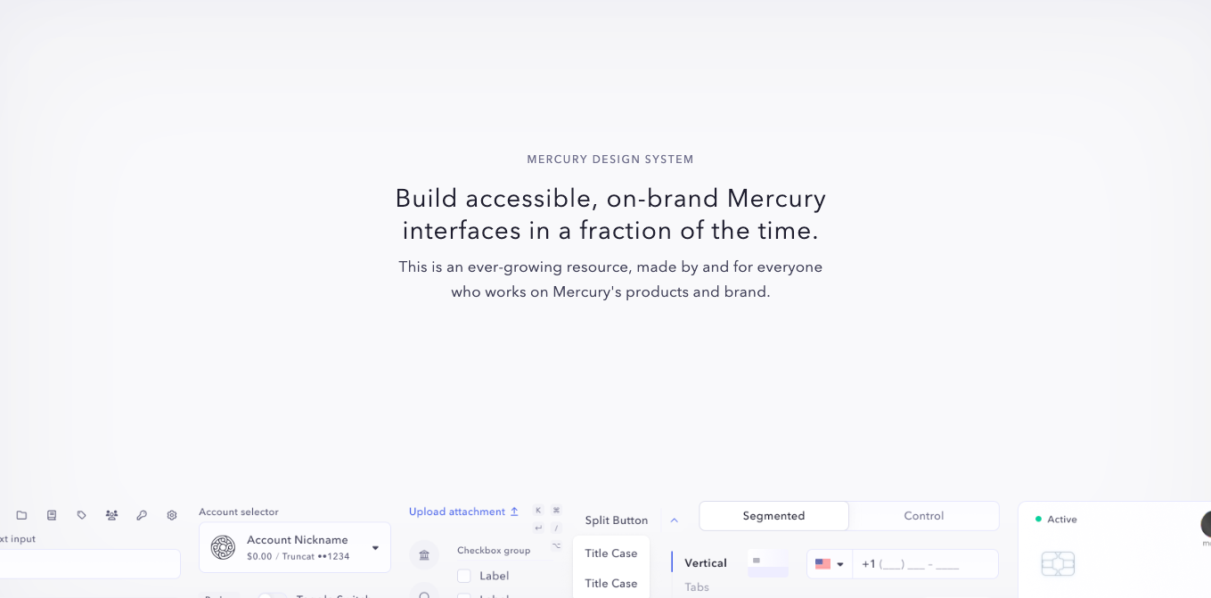 Consolidated design system documentation